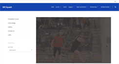 Desktop Screenshot of ma-squash.org